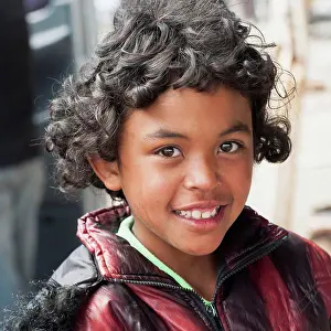 Keith Prints: Portrait Of A Boy, Guatemala City Guatemala