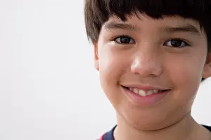 Elementary Prints: Portrait of a boy smiling