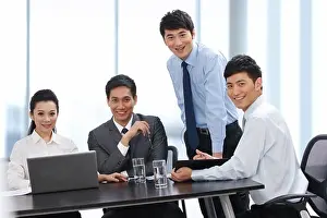Partnership Prints: Portrait of business people