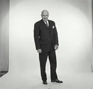 Bald Prints: Portrait of a businessman smiling