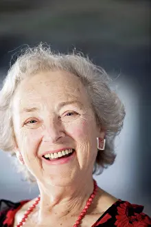 Gray Hair Prints: Portrait of a cheerful woman