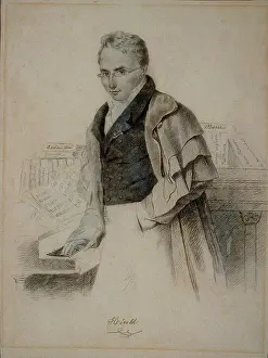 Graphic Arts Prints: Portrait of the composer Ferdinand Hérold (1791-1833), Dupré, Louis (1789-1837)