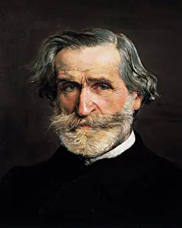 1886 Prints: Portrait of the Composer Giuseppe Verdi (1813-1901). Detail, Boldini, Giovanni (1842-1931)
