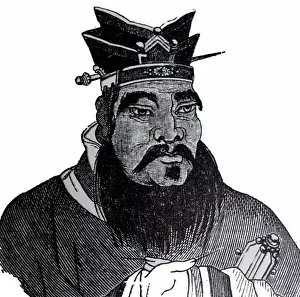 Teacher Prints: Portrait of Confucius (551-479 BC) a Chinese teacher