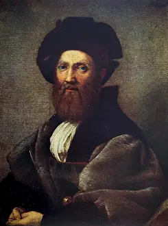 Architect Prints: Portrait of Count Baldassare Castiglione by Raphael