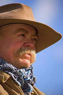 Attentive Prints: Portrait of Cowboy