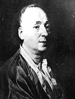 Painter Prints: Portrait of Diderot (1713-1784) French philosopher