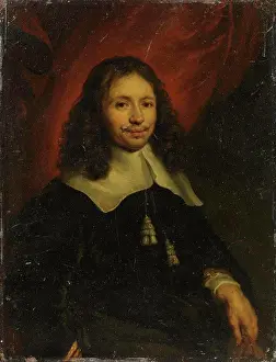 Fineart Prints: Portrait of Dionijs Wijnands, Merchant in Amsterdam, Jan van Noordt, 1623-1676, 1664