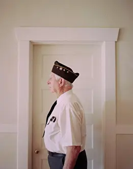 1 Person Prints: Portrait of elderly Korean war veteran