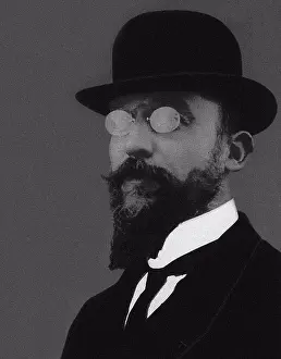 Private Collection Prints: Portrait of Erik Satie (1866-1925), Anonymous
