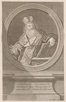 Mentioned Prints: Portrait of Feofan Procopovi, print maker: Wolfgang Christoph Mayr
