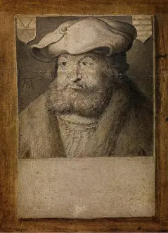 Saxony Prints: Portrait of Frederick III, Elector of Saxony (1463-1525) by Durer