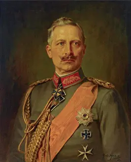 Germany Prints: Portrait of German Emperor Wilhelm II (1859-1941)