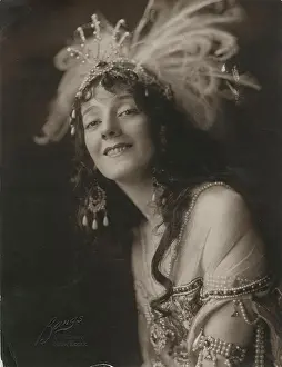 Arts Culture And Entertainment Prints: Portrait of Gertrude Hoffman