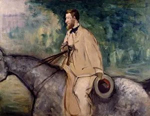 Realism Prints: Portrait of Gillaudin Cheval by Edouard Manet, (1832-1883)