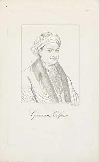 1860 Prints: Portrait of Giovanni Volpato, historical persons