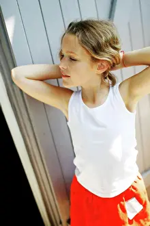 Sunny Prints: Portrait of a girl