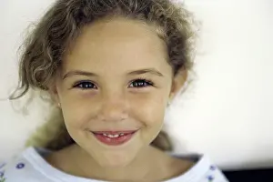 One Child Only Prints: Portrait of a girl smiling