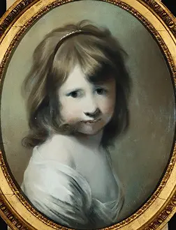 Fringe Prints: Portrait of Harriet Wright, the Artist's Daughter