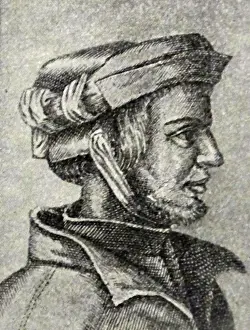 Writer Prints: Portrait of Heinrich Cornelius Agrippa von Nettesheim (1486-1535) a German Polymath
