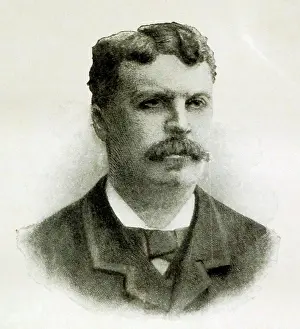 Writer Prints: Portrait of Henri René Albert Guy de Maupassant (1850-1893)