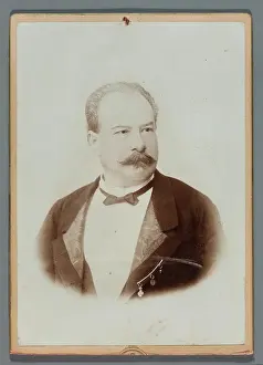 Portrety Prints: Portrait of my husband with Sam and Bródk (bust); around 1900 (1890-00-00-1910-00-00);Rajchman