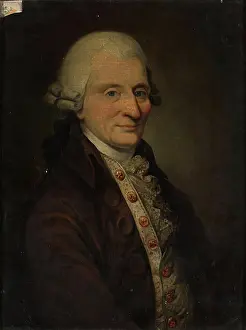 Portrety Prints: Portrait of the husband in the wig and tailcoat; 18th century (1700-00-00-1799-00-00);Leszczyński