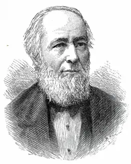 System Prints: Portrait of Isaac Pitman (1813-1897) an English teacher who developed the most widely used system of shorthand