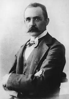 Archives Prints: Portrait of Italian architecht Raimondo D'Aronco (1857-1932)