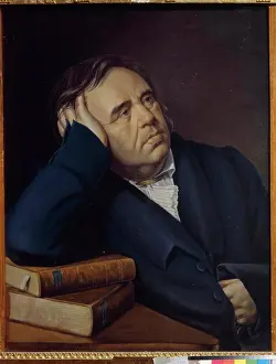 Author Prints: Portrait of Ivan Krylov by Pyotr Alexeevich Olenin