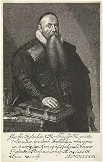 Professor Prints: Portrait of Jacobus Trigland at the age of 53