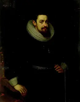 Fineart Prints: Portrait of Jeremias Boudinois, Gortzius Geldorp, 1610
