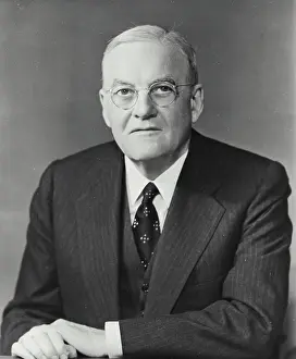 White Hair Prints: Portrait of John Foster Dulles, Secretary of State, USA 1953-1959
