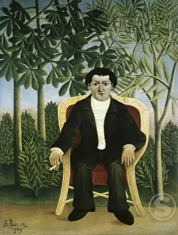 Suit Prints: Portrait of Joseph Rousseau 1909 Henri Rousseau (1844-1910/French)