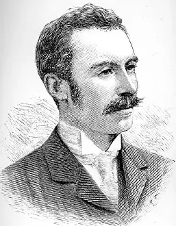 Joseph Prints: Portrait of Joseph Thomson (1858-1895) a Scottish geologist and explorer