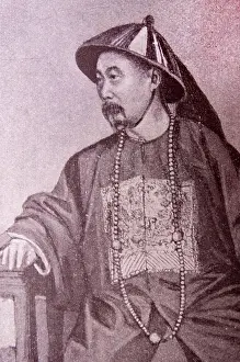 Late Prints: Portrait of Li Hongzhang (1823-1901) a Chinese politician