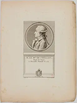 Jean Prints: Portrait of M. Miis de Crillon