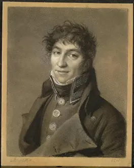 Jacques Prints: Portrait of a Man, 1800. Jean-Baptiste Jacques Augustin (French)