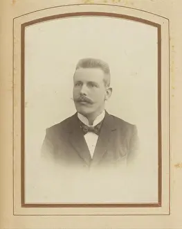 Portrait of a man with mustache