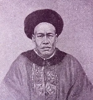 Minister Prints: Portrait of Marquis Zeng Jize (1839-1890) China's earliest ministers to London