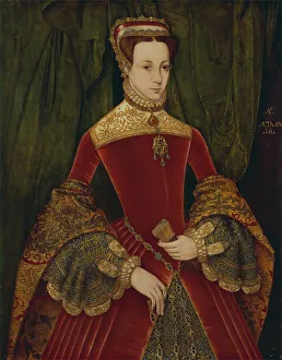 Velvet Prints: Portrait Mary Fitzalan Duchess Norfolk Hans Eworth