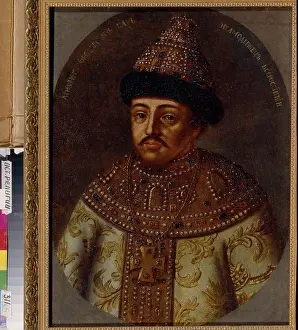 Monarch Prints: Portrait of Mikhail Feodorovich Romanov by Anonymous artist