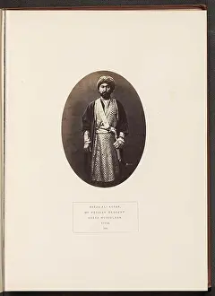 Voorkeursbeeld Prints: Portrait of Mirza Ali Akbar, a nobleman or prince of Persian descent; Mirza Ali Akbar