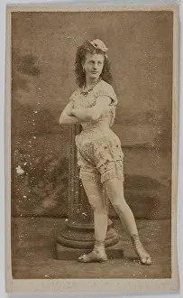 Recto Prints: Portrait of Miss Lina, (actress) Portrait of Miss Lina