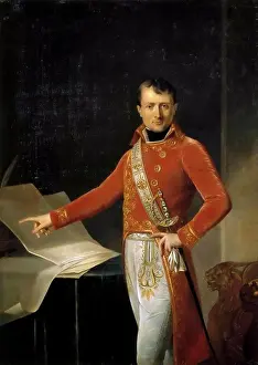 Napoleon Prints: Portrait of Napoleon Bonaparte as First Consul by Girodet de Roucy Trioson