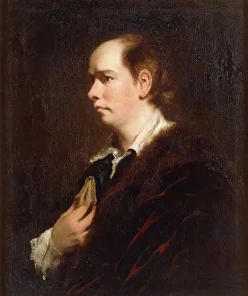 Writer Prints: Portrait of Oliver Goldsmith (1728-1774)