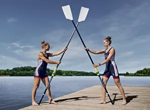 Prepared Prints: Portrait of US Olympic Women's Pair teammates