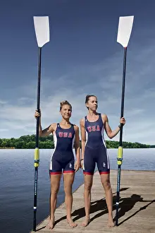 Prepared Prints: Portrait of US Olympic Women's Pair teammates