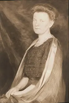 Upper Body Prints: Portrait photograph captured by Hugo Erfurth around 1910 on matt albumin paper