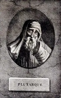 Ancient Greece Prints: Portrait of Plutarch (45-120) a Greek historian